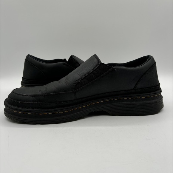 Dr. Martens Hickmire‎ Slip-On Shoes Men\'s Size 9 Black Leather Slip On
